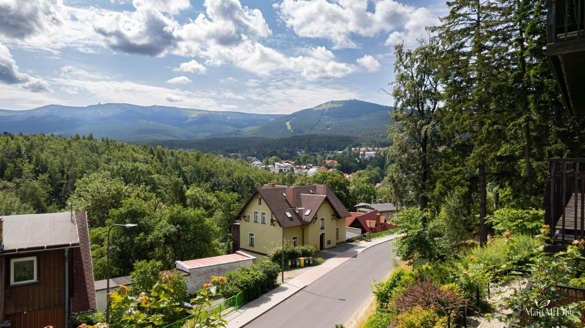 Apartament Panorama Gor - Centrum Miasta Z Widokiem Na Szrenice Szklarska Poreba Extérieur photo