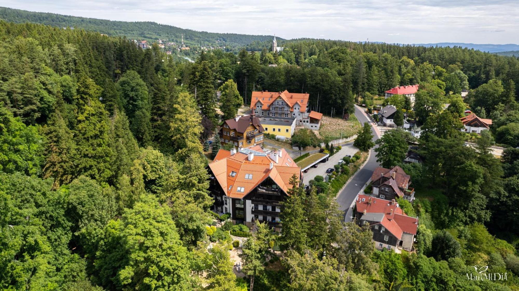 Apartament Panorama Gor - Centrum Miasta Z Widokiem Na Szrenice Szklarska Poreba Extérieur photo